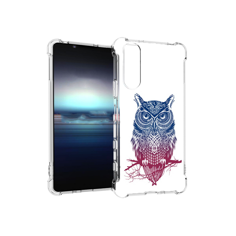 

Чехол MyPads Tocco для Sony Xperia 5 хиппи сова (PT154834.228.664), Прозрачный, Tocco