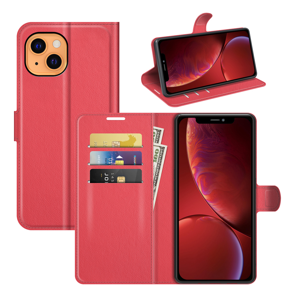

Чехол-книжка PRESTIGE с функцией подставки для iPhone 13 mini (красный)