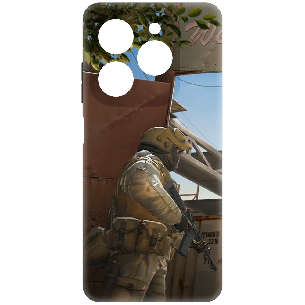 

Чехол-накладка Soft Case Cтандофф 2 (Standoff 2) - Rust для Tecno Spark 20 Pro черный