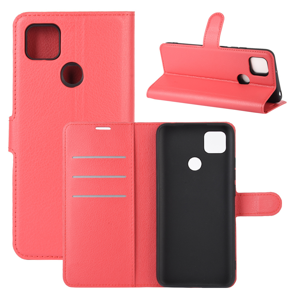 

Чехол-книжка PRESTIGE с функцией подставки для Xiaomi Redmi 9C (красный)