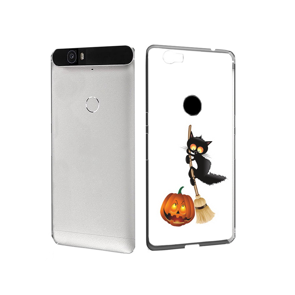 

Чехол MyPads Tocco для Huawei Nexus 6P хэлуинский котик (PT17717.24.667), Прозрачный, Tocco