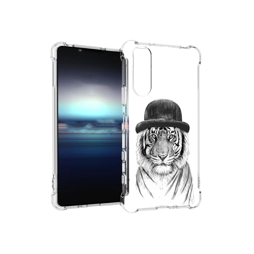 

Чехол MyPads Tocco для Sony Xperia 5 тигр британец (PT154834.228.641), Прозрачный, Tocco