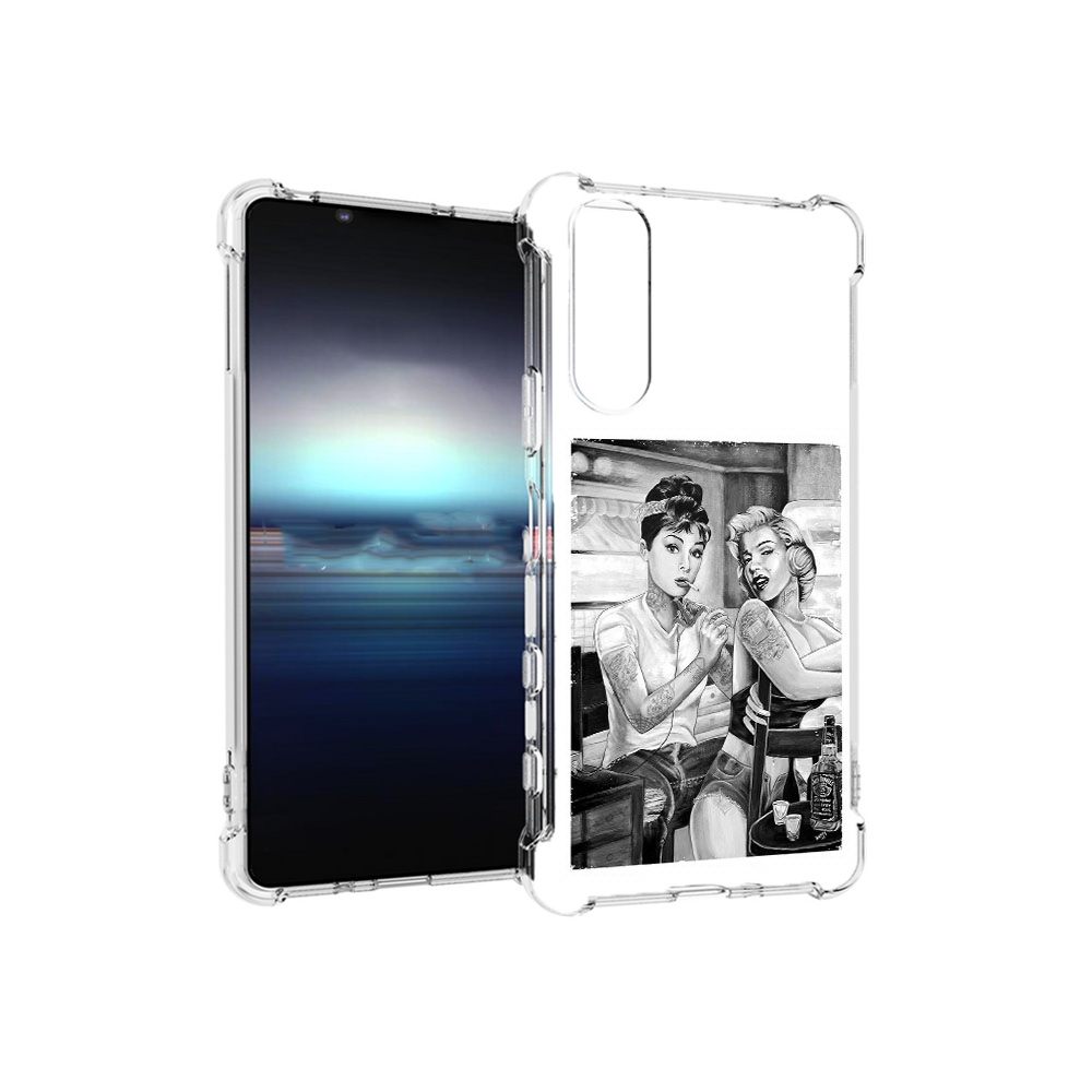 

Чехол MyPads Tocco для Sony Xperia 5 тату мастер (PT154834.228.637), Прозрачный, Tocco