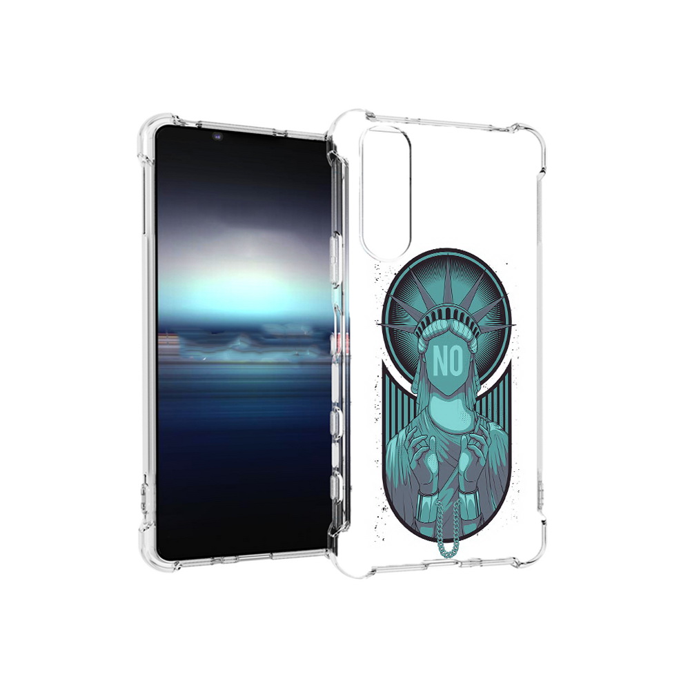 

Чехол MyPads Tocco для Sony Xperia 5 статуя свободы зеленый (PT154834.228.623), Прозрачный, Tocco