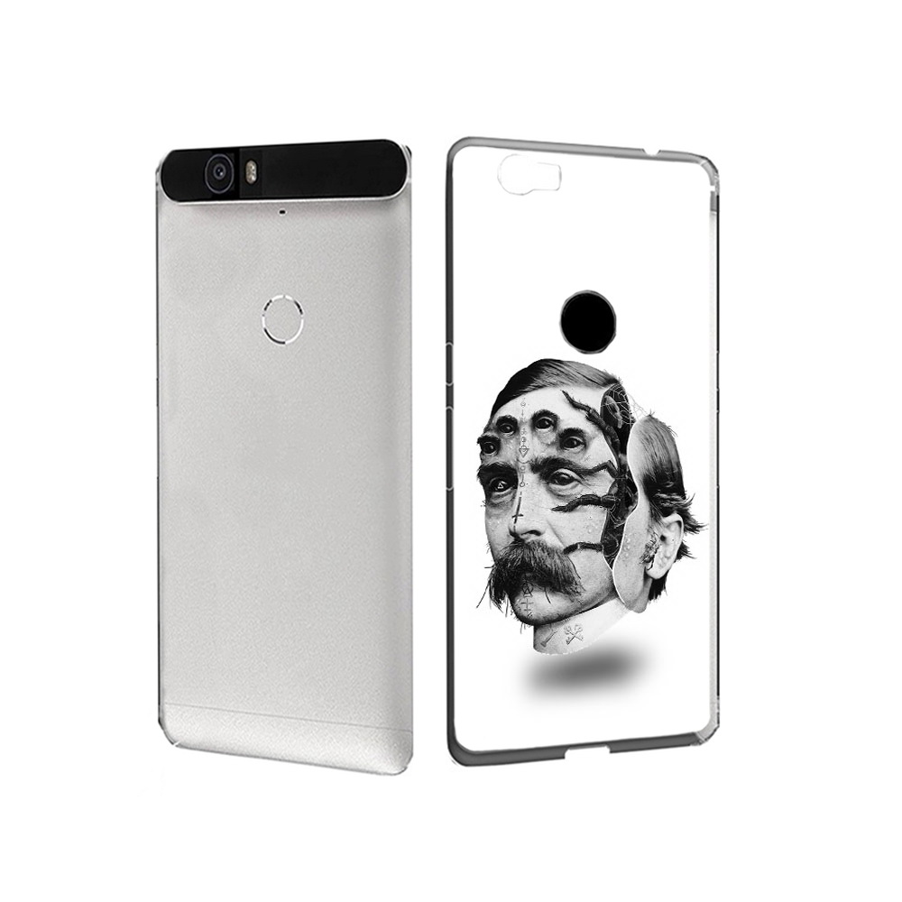 

Чехол MyPads Tocco для Huawei Nexus 6P страшное лицо мужчины (PT17717.24.629), Прозрачный, Tocco
