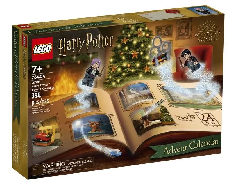 Конструктор Адвент-календарь LEGO Harry Potter 76404, 334 детали рождественский адвент календарь lego star wars 75366 звёздные войны 2023