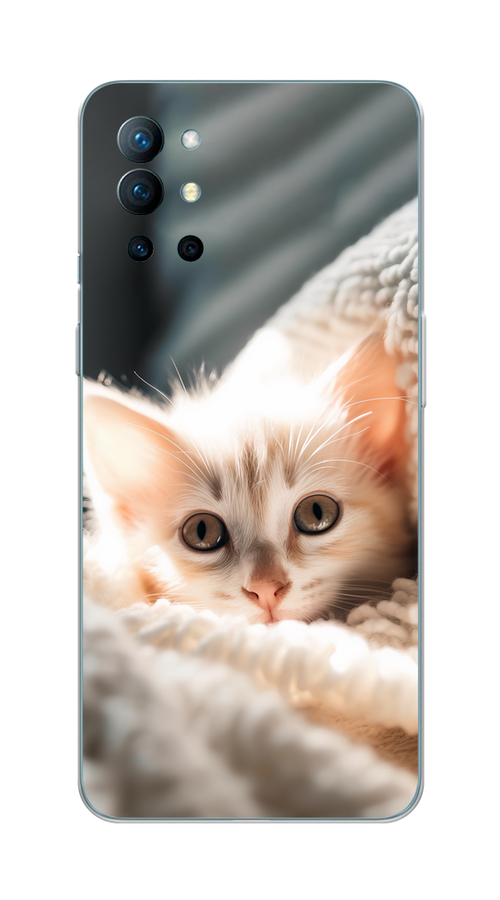 

Чехол на OnePlus 9R "Белый шкодливый котенок", Серый;белый;бежевый;оранжевый, 151650-1