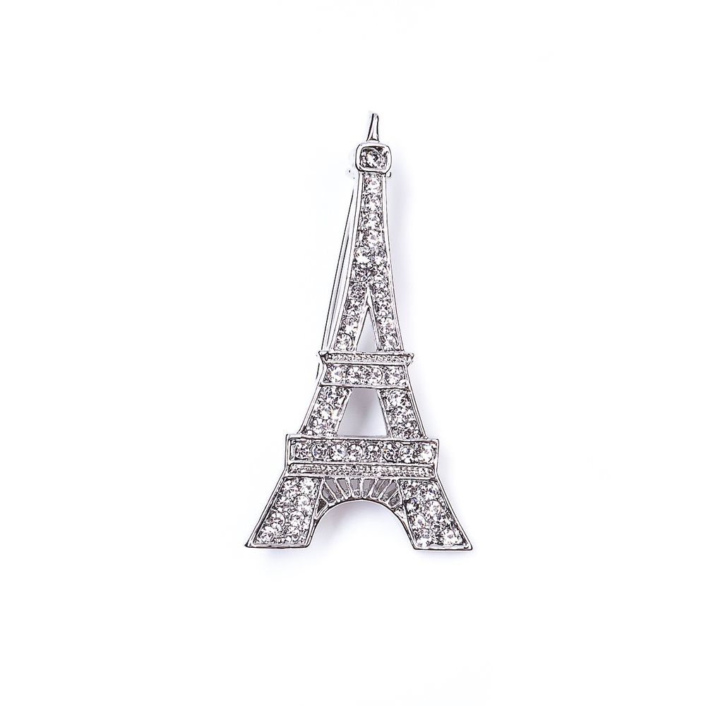 

Брошь из бижутерного сплава с swarovski Moon Paris MoS-22.03-017, MoS-22.03-017