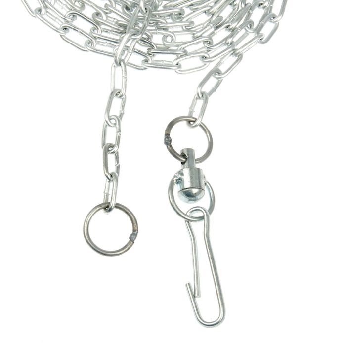 

Поводок для собак Пижон с коротким звеном, 17х3 мм, длина 3 м