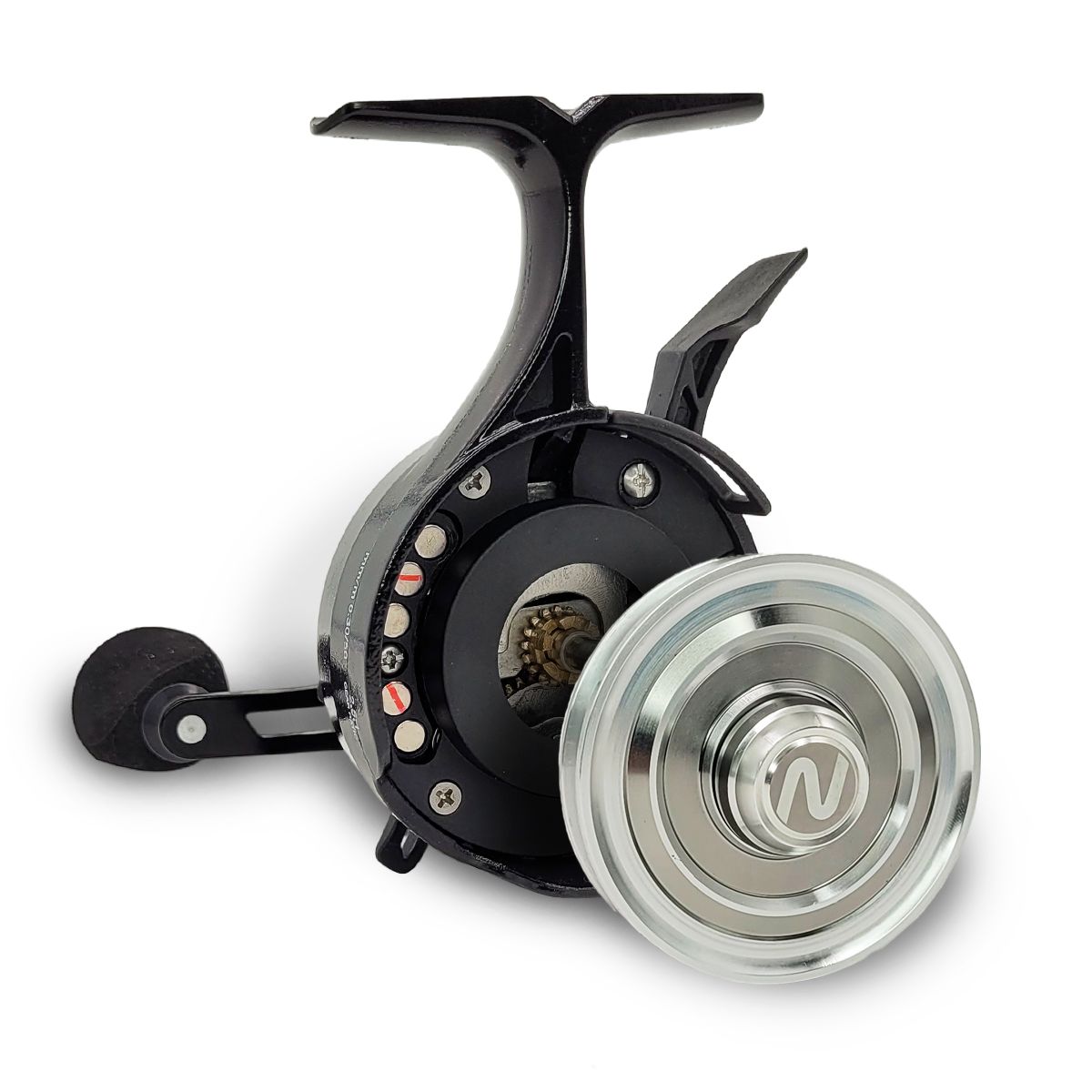 

Катушка зимняя Nautilus ICE KING # Black, с передним фрикционом, Черный, ICE KING_313132
