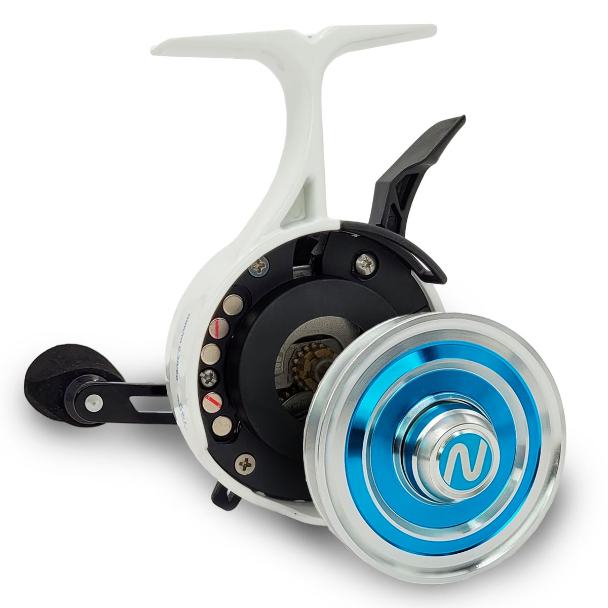 

Катушка зимняя Nautilus ICE KING # White, с передним фрикционом, Белый, ICE KING