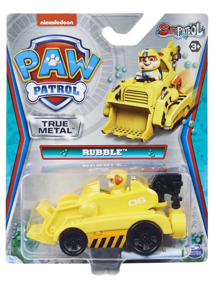 Машинка Paw Patrol RUBBLE 6053257/20131202 машинка paw patrol дайкаст кино рокки 6061570 20132872