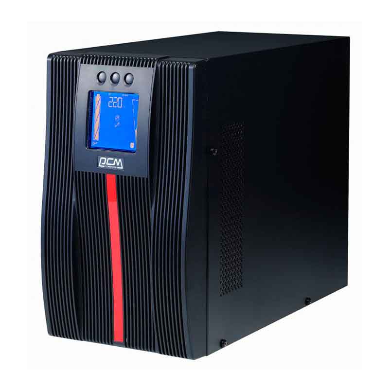 Источник бесперебойного питания Powercom MACAN, On-Line, 1500VA / 1500W, Tower, IEC, LCD,