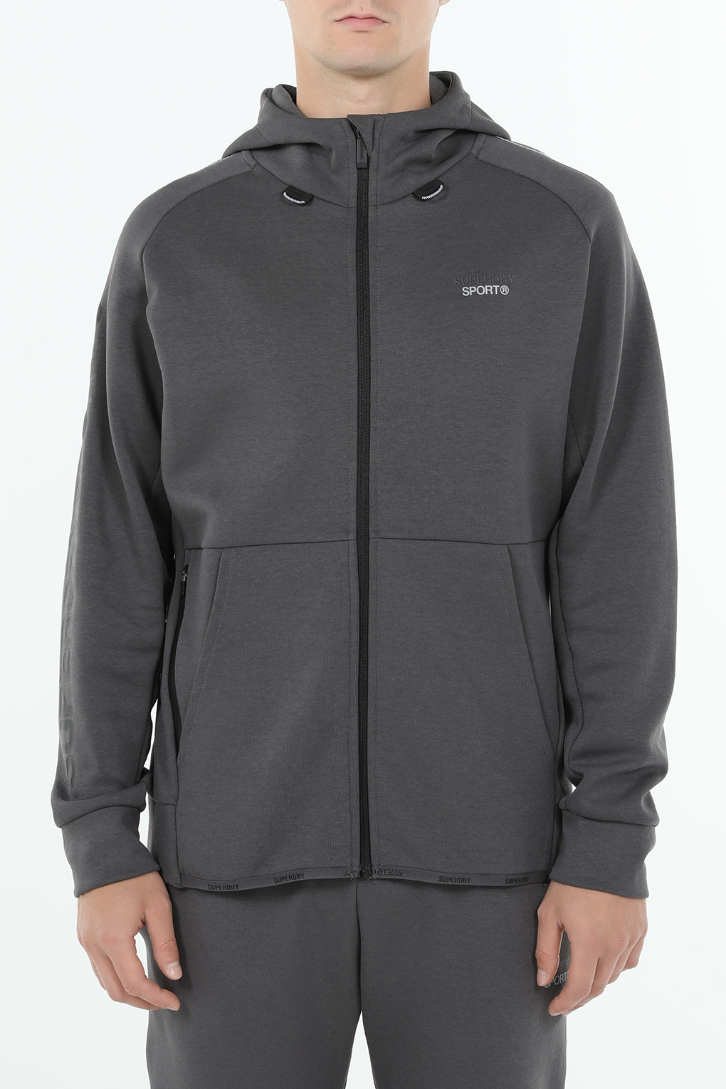 Толстовка мужская Superdry M2013531A серая XL