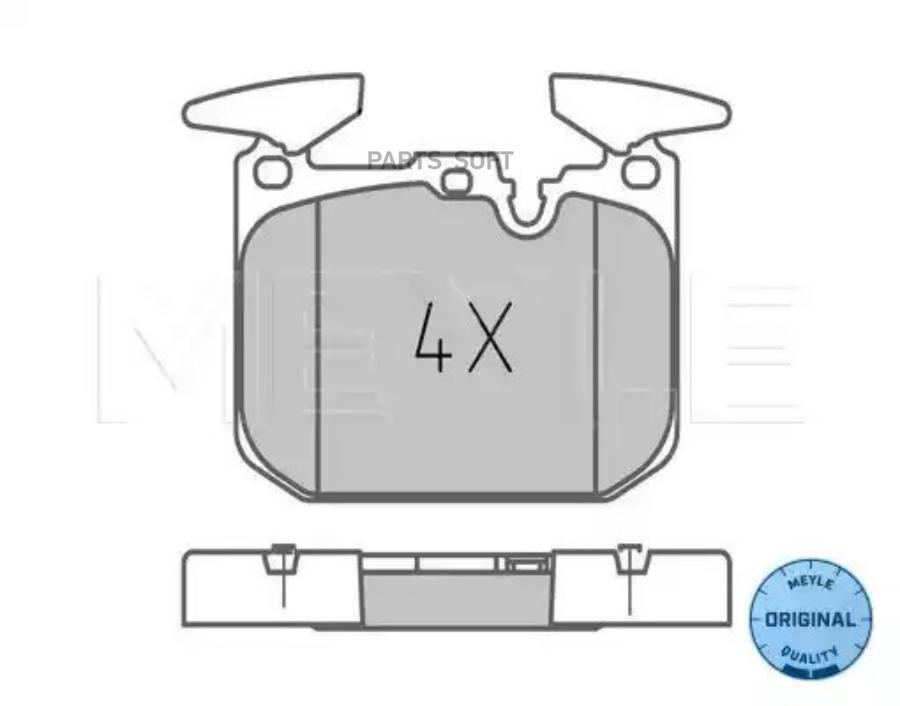 

Комплект Дисковых Тормозных Колодок Bmw : 1 (F20, F21) (11/10-)Bmw : 3 (F30, F31) (10/11-)