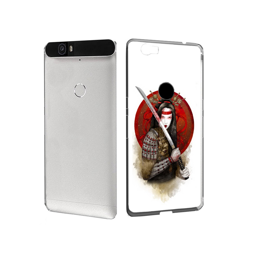 

Чехол MyPads Tocco для Huawei Nexus 6P рисованная девушка с катаной (PT17717.24.580), Прозрачный, Tocco