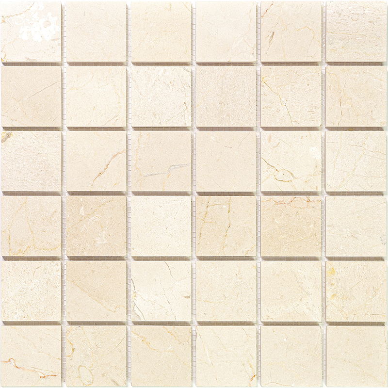 фото Мозаика из натурального мрамора natural adriatica 7m025-48p crema marfil