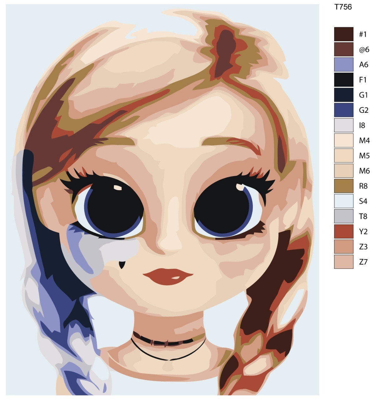 

Картина по номерам BRUSHES-PAINTS T756, Мини Харли Квин