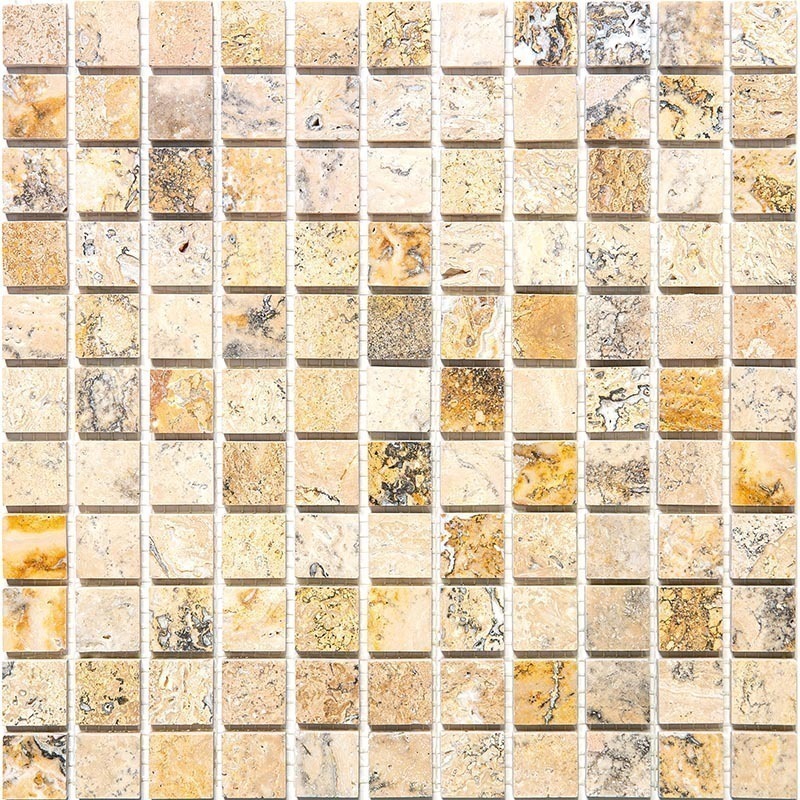 фото Мозаика из травертина natural adriatica бежевый 7m091-25p