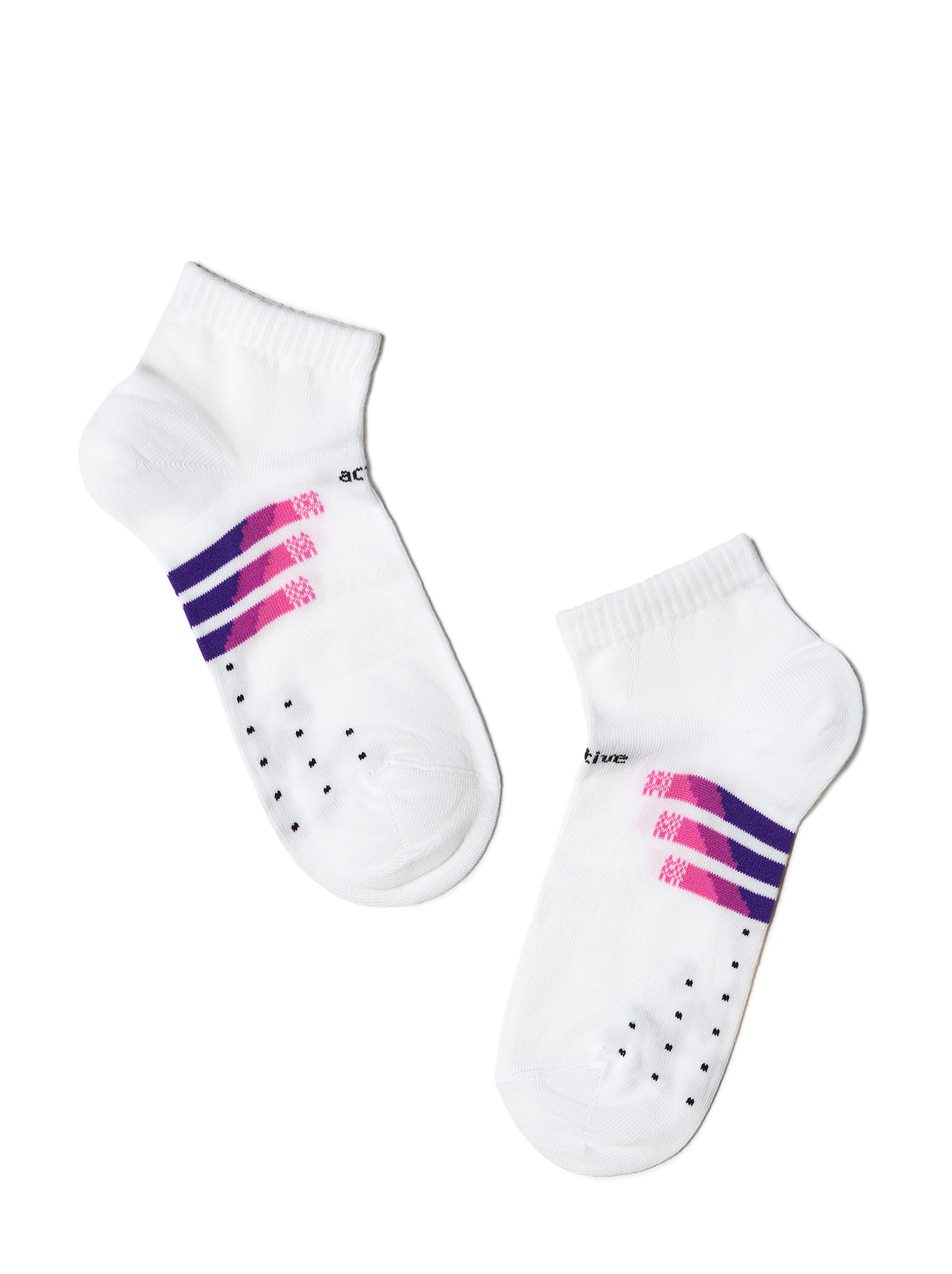 фото Носки детские conte kids active (короткие) 13с-34сп, р.20, 315 белый-сиреневый