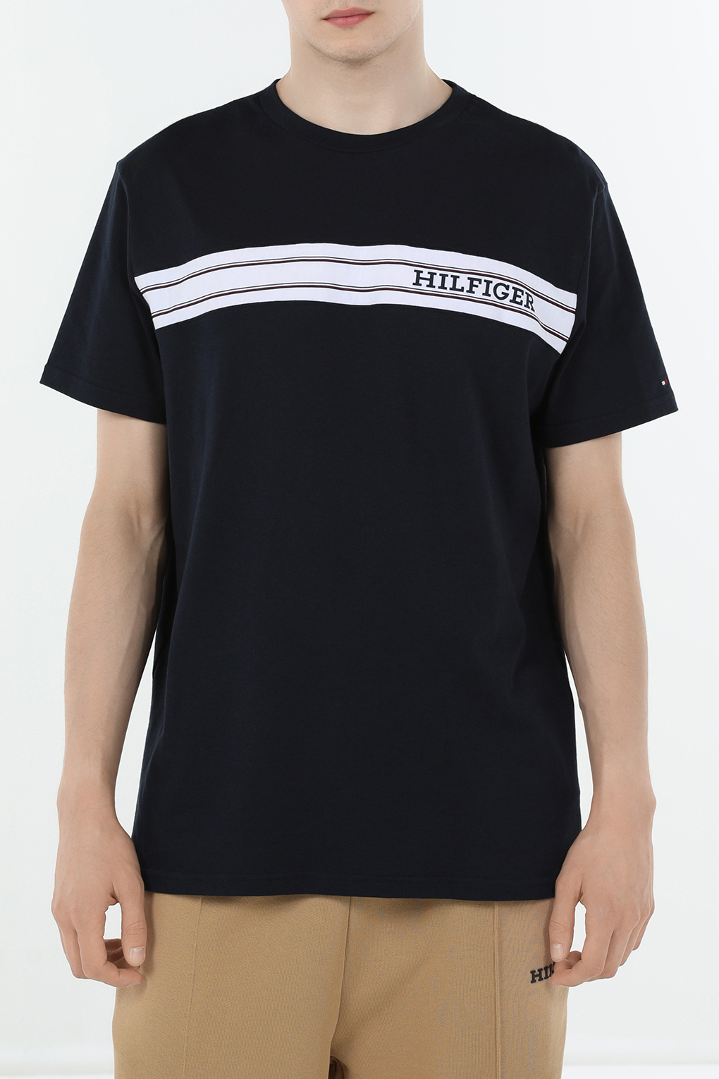 

Футболка мужская Tommy Hilfiger UM0UM03196 синяя M, Синий, UM0UM03196
