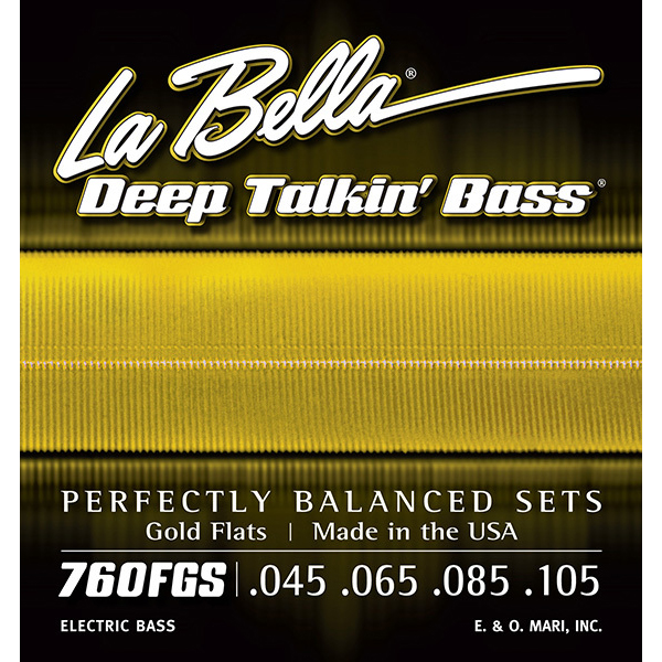 

Струны для бас-гитары LA BELLA 760FGS Gold Flats, 760FGS Gold Flats