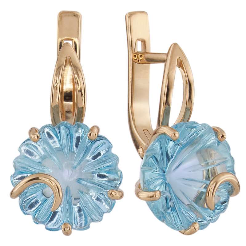 

Серьги из красного золота с топазом ALORIS 1355Т, Серьги 1355Т