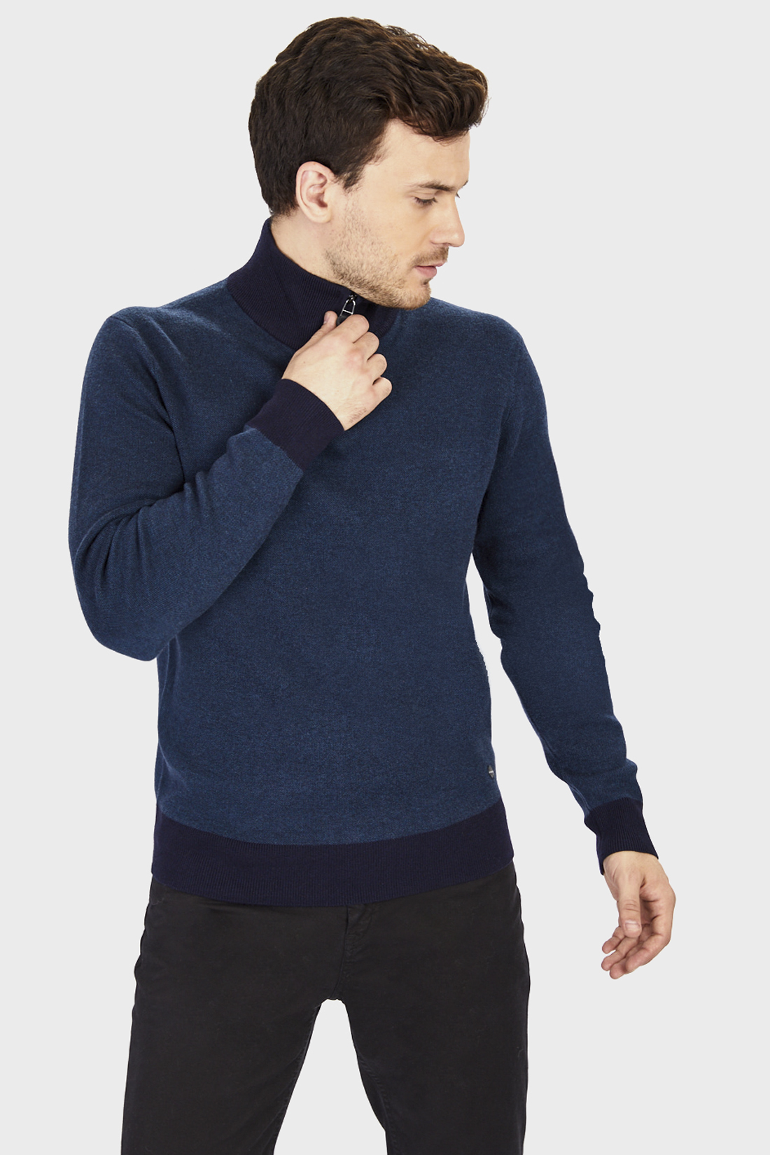 

Джемпер мужской Baon B631854 синий 3XL, B631854