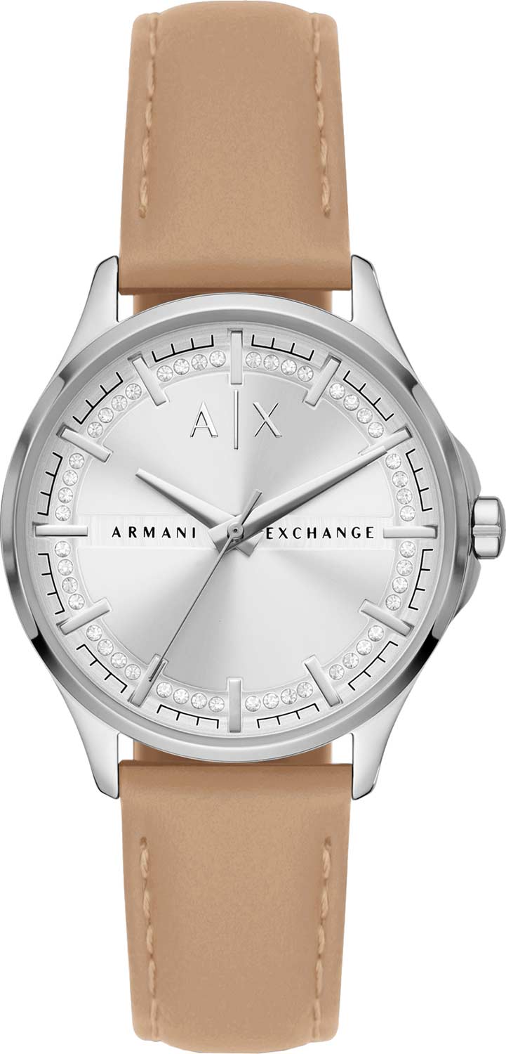 фото Наручные часы женские armani exchange ax5259 бежевые