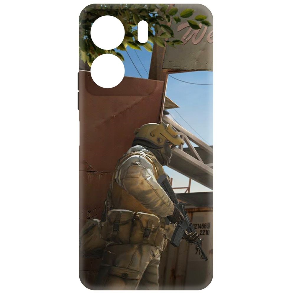 Чехол-накладка Soft Case Cтандофф 2 (Standoff 2) - Rust для Xiaomi Redmi 13C черный