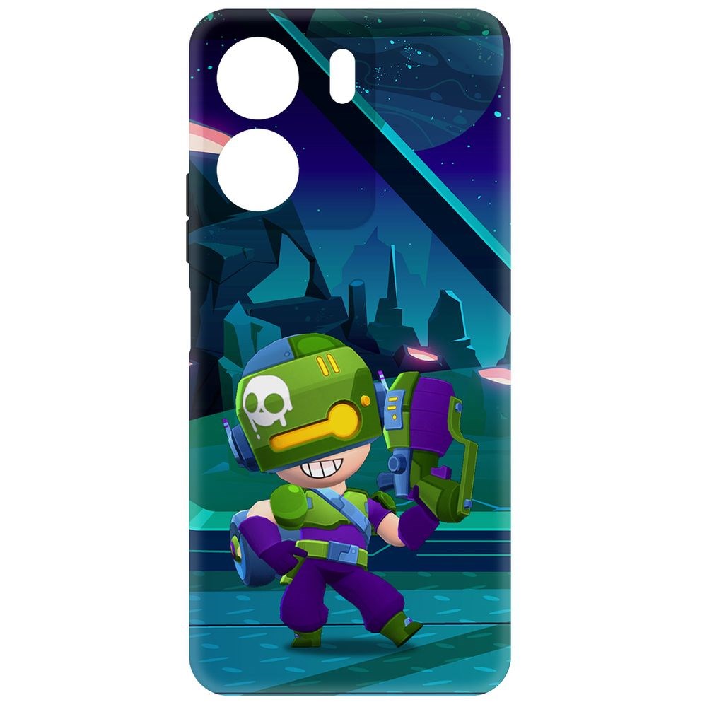 

Чехол-накладка Soft Case Brawl Stars - Контрабандистка Пенни для Xiaomi Redmi 13C черный