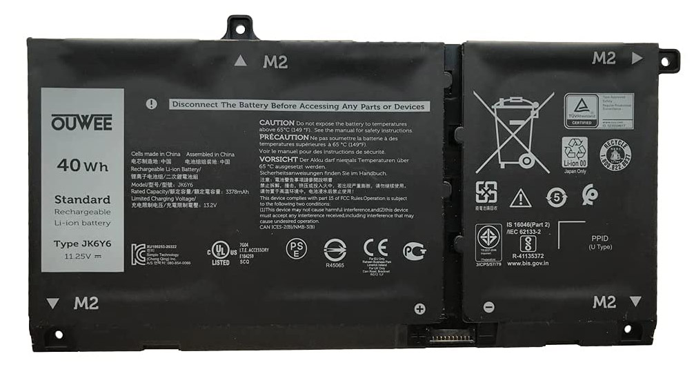 

Аккумулятор OEM для Dell Latitude 3510 (JK6Y6) 11.25V 3378mAh, для ноутбука Dell Latitude 3510 (JK6Y6) 11.25V 3378mAh