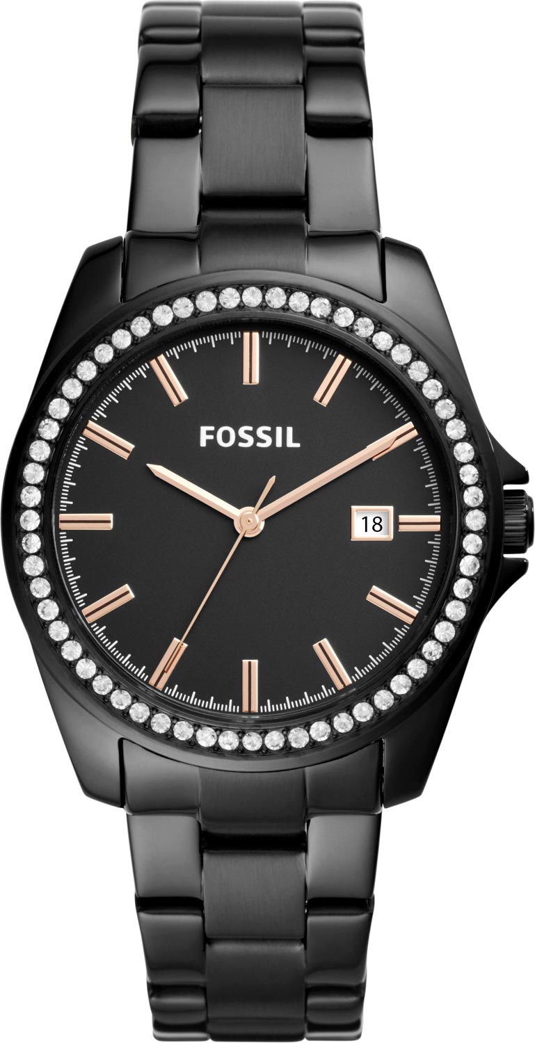 фото Наручные часы женские fossil bq3318 черные