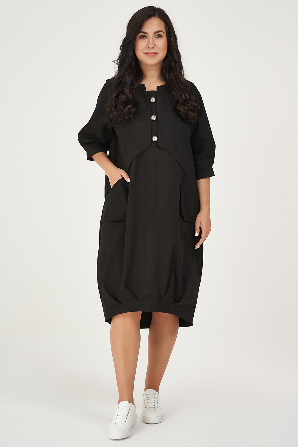 

Платье женское OLSI 2005028 черное 58 RU, 2005028