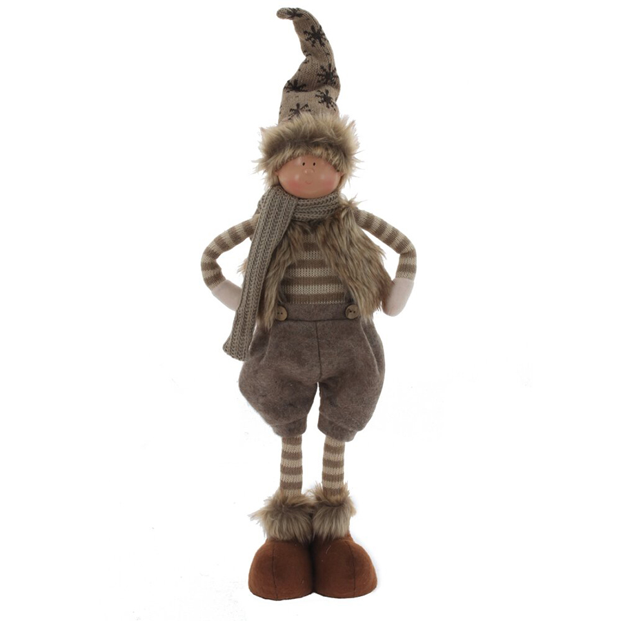 

Игрушка новогодняя мягкая Мальчик Remeco 61 см, Коричневый, Ремеко-Мягкие игрушки1-38