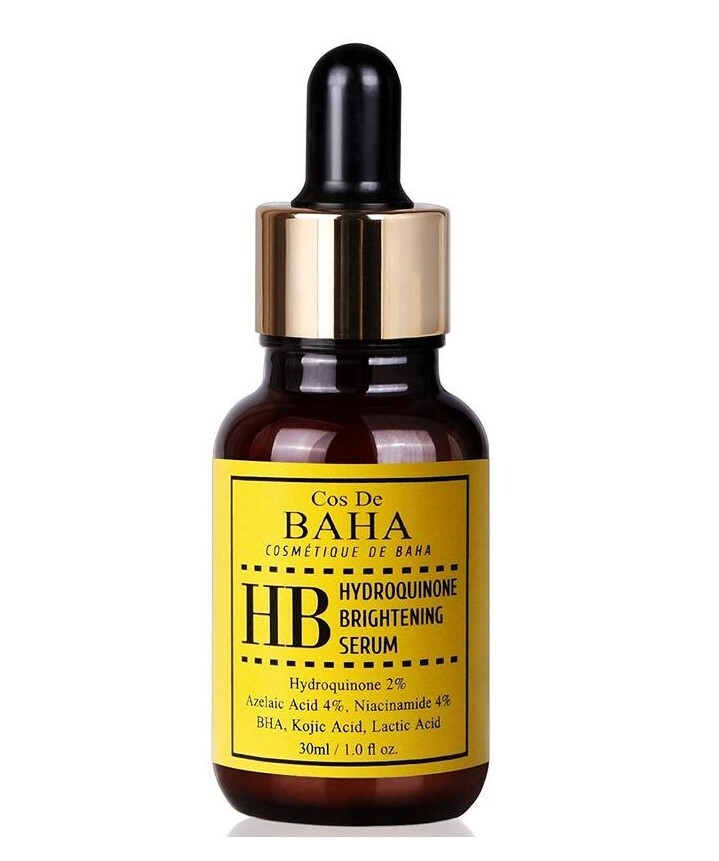 Сыворотка Cos de Baha против пигментации Hydroquinone 2% Serum 30 мл усилитель загара nourishing intensive tan enhancer for sun exposed skin