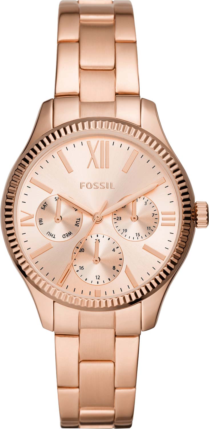 фото Наручные часы женские fossil bq3691 золотистые