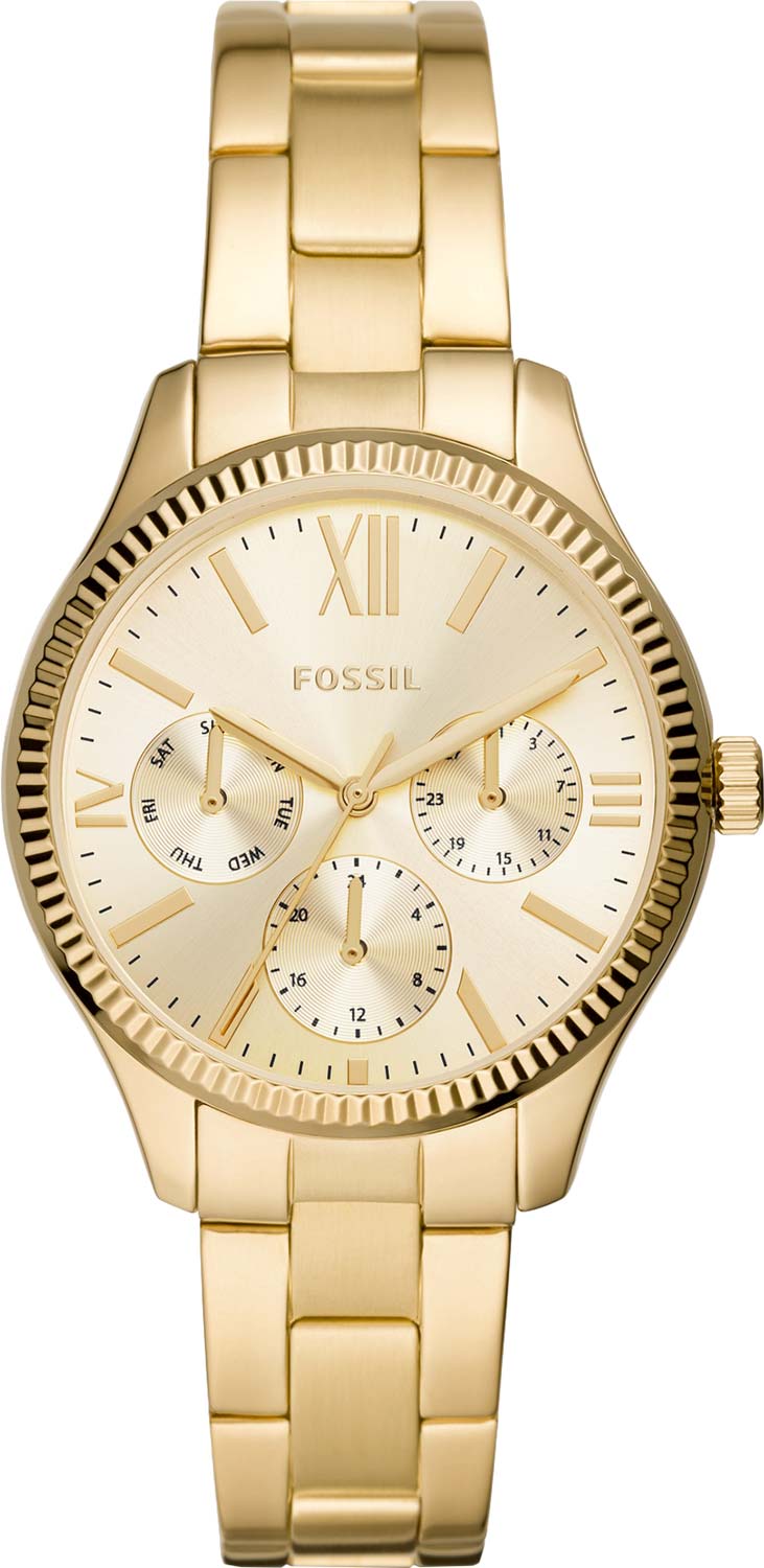 фото Наручные часы женские fossil bq3692 золотистые