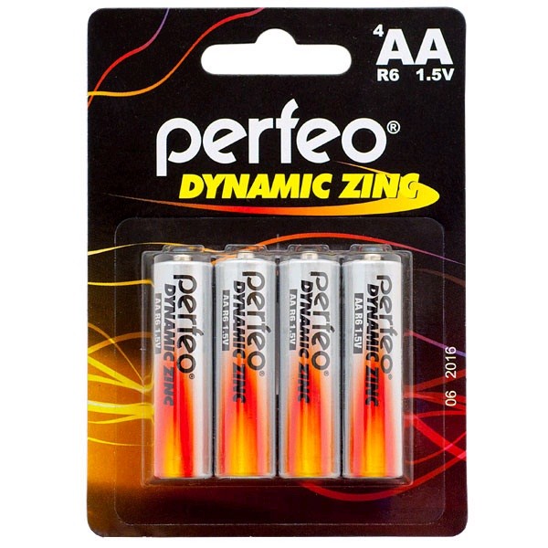 Элемент питания Perfeo Dynamic Zinc R6/316 BL4, комплект 40 батареек (10 упак. х 4шт.) цинковый спрей presto 400мл ekf lp zinc