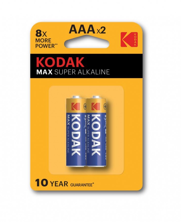 Элемент питания Kodak Max Lr03/286 Bl2, комплект 10 батареек (5 упак. х 2шт.)