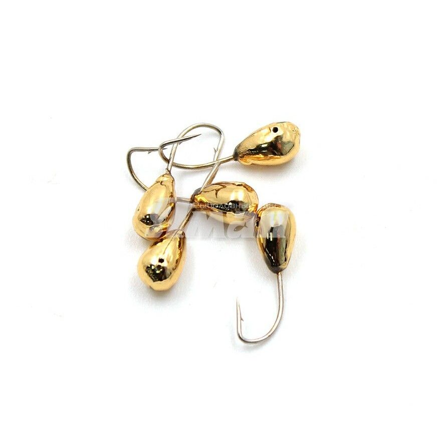 

Мормышка ЯМАН капля с отв.,цв.GOLD PLATED, d 4, 00-00017157