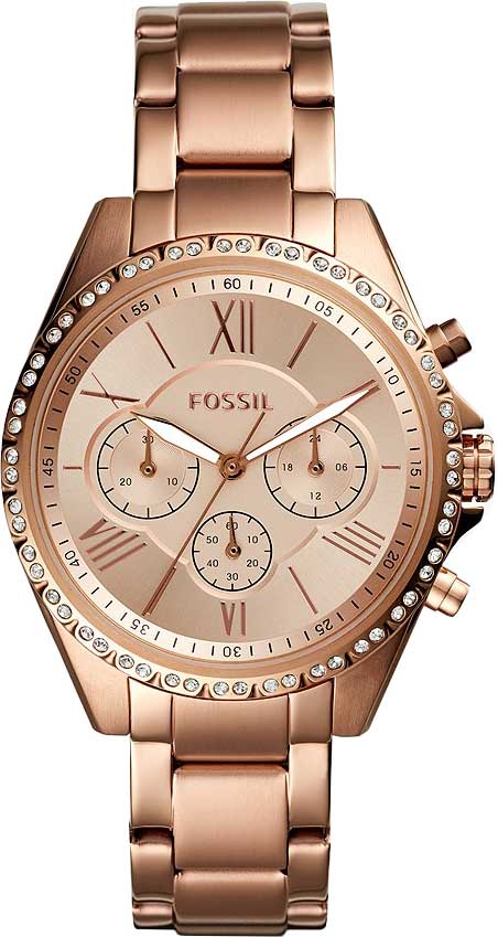 фото Наручные часы женские fossil bq3377 золотистые