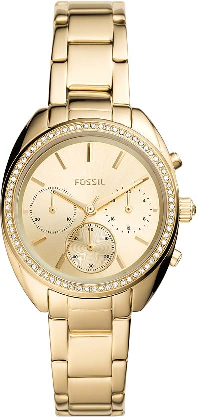 фото Наручные часы женские fossil bq3658 золотистые