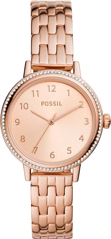 фото Наручные часы женские fossil bq3656 золотистые