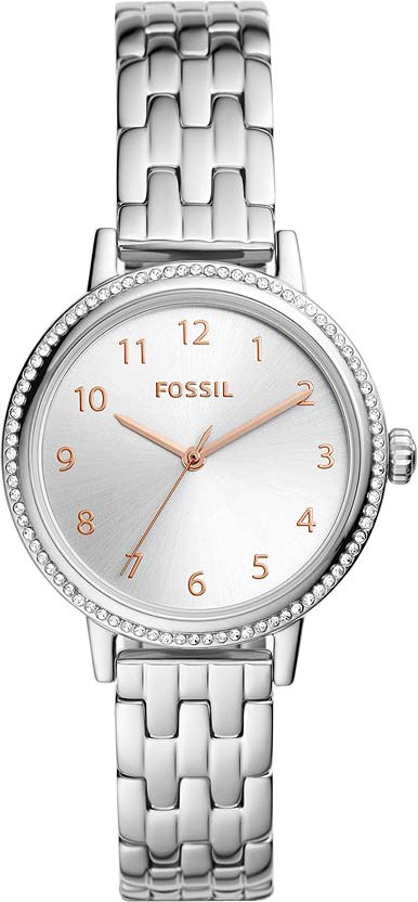 фото Наручные часы женские fossil bq3654 серебристые