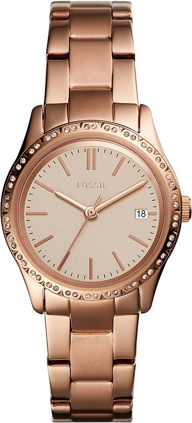 фото Наручные часы женские fossil bq3374 золотистые