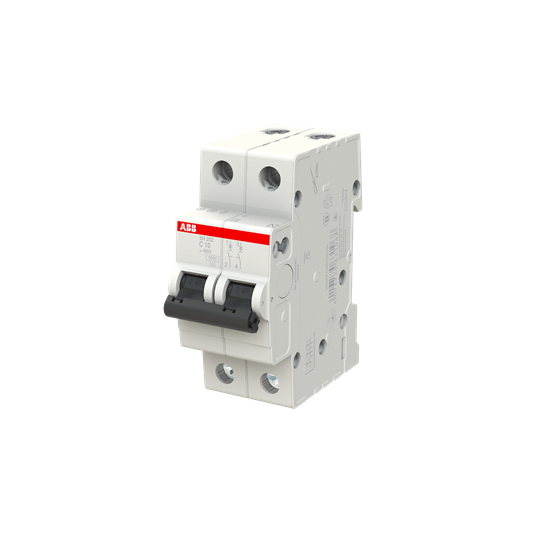 фото Автоматический выключатель abb sh202 c10 2-х полюсный, 10а, 6ка (хар-ка c)