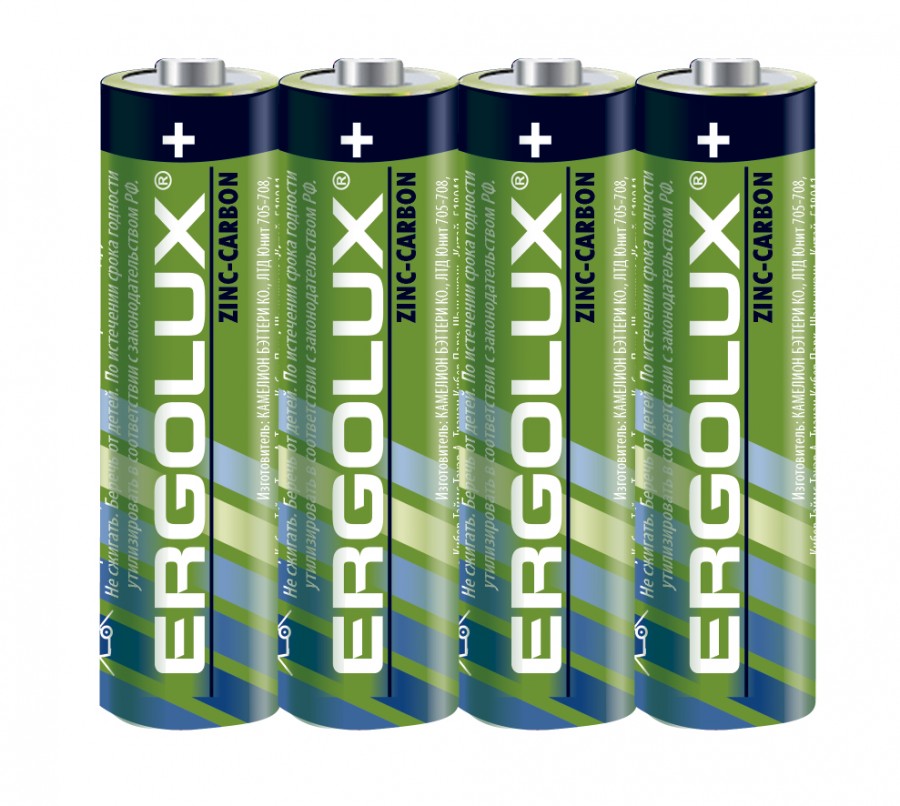 Элемент питания Ergolux R6/316 4S, комплект 80 батареек (20 упак. х 4шт.)