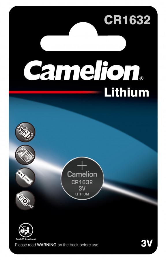 Элемент питания Camelion CR1632 BL1, комплект 10 шт.
