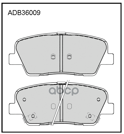 

Тормозные колодки ALLIED NIPPON дисковые задние ADB36009